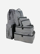Complete set of packing cube in checkerboard pattern
